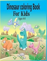 Dinosaur Coloring Book for kids Ages 4-8