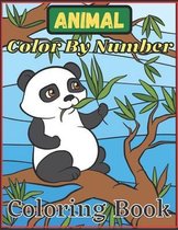 Animal Color By Number Coloring Book
