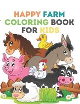 Happy Farm Coloring Book For Kids