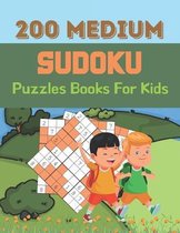 200 Medium Sudoku Puzzles Books For Kids