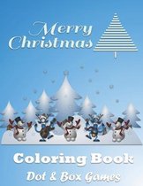 Christmas Coloring Book With Dot & Box Games