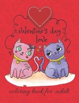 valentine's day love coloring book for adult