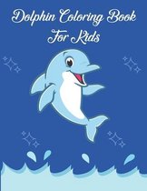 Dolphin coloring book For kids