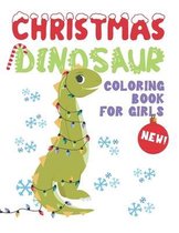 Christmas Dinosaur Coloring Book For Girls