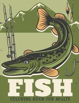 Fish Coloring Book For Adults