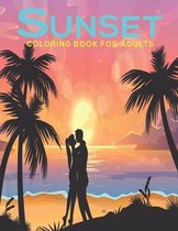 Sunset Coloring Book for Adults