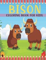 Bison Coloring Book For Kids