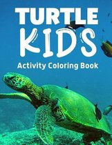 Turtle Kids Activity Coloring Book