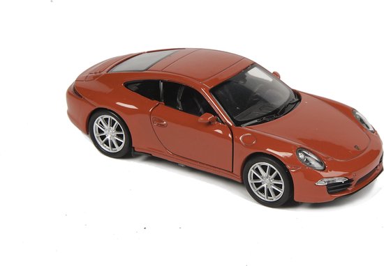 Porsche 911 Carrera speelgoed auto rood Welly City-Play | bol.com