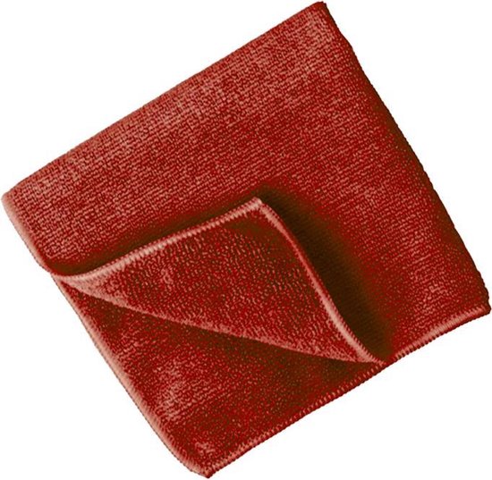 Chiffon microfibre 40x36cm rouge