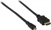 Profile HDMI naar Micro HDMI Type-D kabel 2 meter Zwart