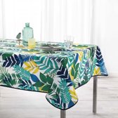 Tafelkleed Palma Blanc - Tafelzeil Botanisch - Tafellaken 150 x 240 cm