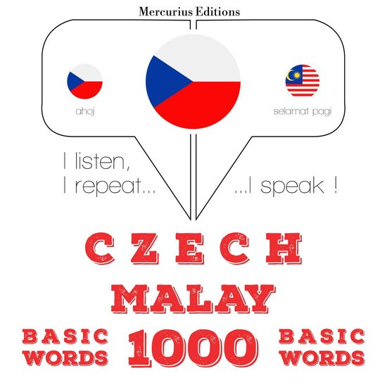 Čeština - malajština: 1 000 základních slov - cover