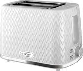 ELDOM - Vintage broodrooster - toaster - 2 sneetjes - Wit