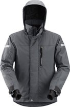 Snickers Workwear Snickers 1102 Veste de travail d'hiver imperméable AllroundWork Grijs/ Zwart