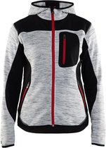 Blaklader Blåkläder 4931 Dames Vest met Softshell Grijs Mêlee/Zwart M