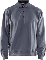 Blaklader Polo sweatshirt 3370-1158 - Grijs - S