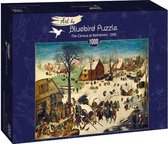 Pieter Breughel - De volkstelling in Bethlehem (1000 stukjes, kunst puzzel)