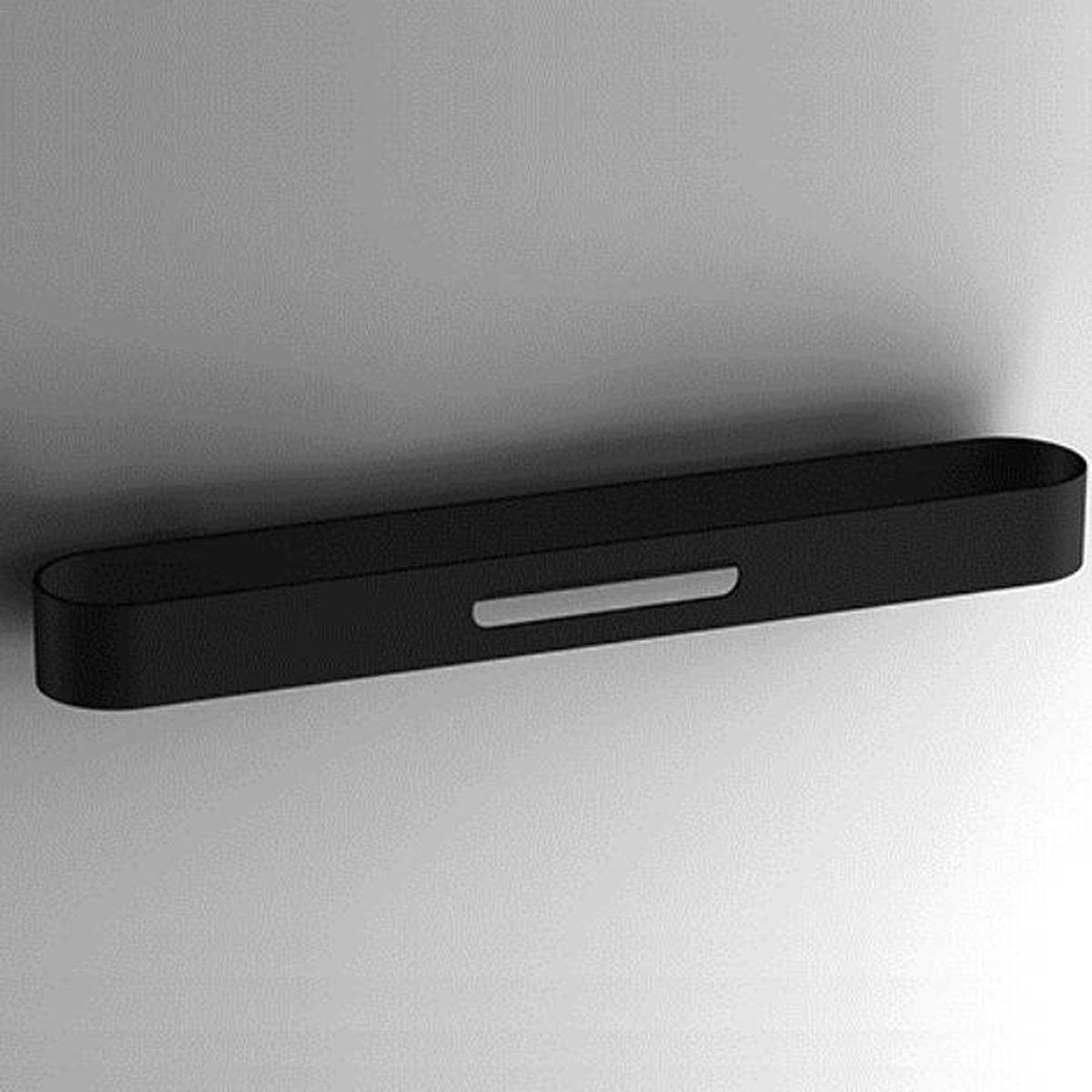 Design handdoekhouder S5 30cm zwart