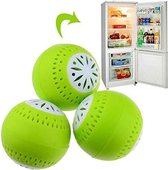 Koelkast Geurvreter - 3 Pack - Geurverwijderaar - Luchtverfrisser - Houdt Groente en Fruit Vers