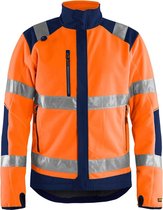 Blåkläder 4888-2524 Fleecejack High Vis Oranje/Marineblauw maat L