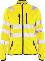 Blåkläder 4926-2512 Dames Softshell jack High Vis Geel maat XXL