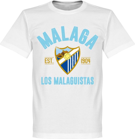 Malaga CF Established T-Shirt - Wit - 5XL