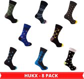 HUKX Naadloze sokken Multipack "Venus" 8 paar Herensokken maat 41-46
