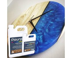 Epoxy giethars | 10 KG | tot 5 cm gieten | Pourpoxy | Crystal Clear | Epoxyhars |bevat UV blocker