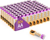 GP Extra Alkaline batterijen AA mignon penlite LR06 batterij 1.5V - 80 stuks - AA batterij