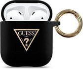 Guess Siliconen Airpods 1/2 Case - Zwart