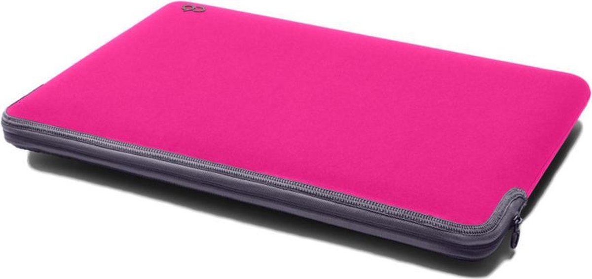 C6 Zip sleeve MacBook Pro 15 inch Raspberry w/ Graphite Roze
