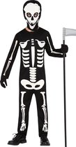 Fiestas Guirca Verkleedpak Skelet Polyester Zwart Mt 140/146