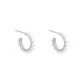 oorbel pearls around- zoetwater parels