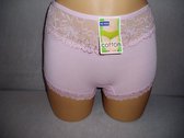 Dames boxershorts 3 pack Fine woman katoen effen licht roze XL