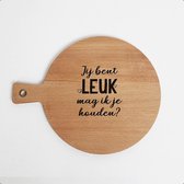 VALENTIJNSDAG CADEAU - Tapasplank - Valentijn cadeautje voor hem - Valentijn cadeautje voor haar - Perfecte cadeau, originele ontwerpen, beuken hout, 31,5 x 25 cm