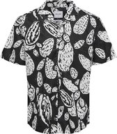 Only & Sons Cactus - Blouse - Zwart / Wit - Maat: XL