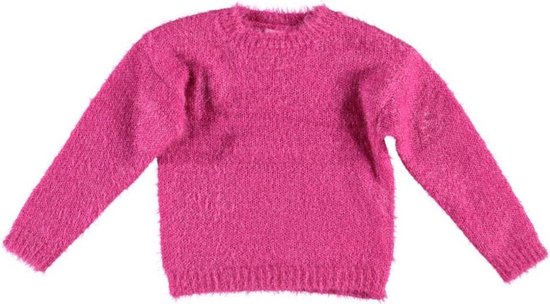 Name it zachte roze fluffy trui polyester - Maat 164 | bol.com