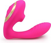 Luchtdruk Vibrator Voor Vrouwen - 10 Krachtige Standen - Fluisterstille Vibrator - Roze