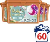 Robijn Kokos 3 in 1 Wascapsules - 4 x 15 wasbeurten - Voordeelverpakking