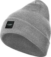 LXURY Élance Muts - Grijs - Maat One Size - Heren - Dames - Beanie