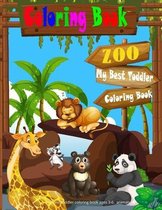 my best toddler coloring book ages 3-6. animals