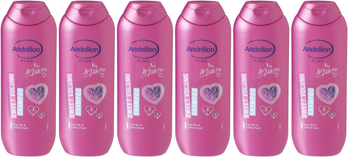 Andrelon By Masha Sweet Volume Shampoo Voordeelverpakking - 6 x 250 ml