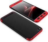 360 full body case Geschikt voor Xiaomi Redmi 5A - rood / zwart