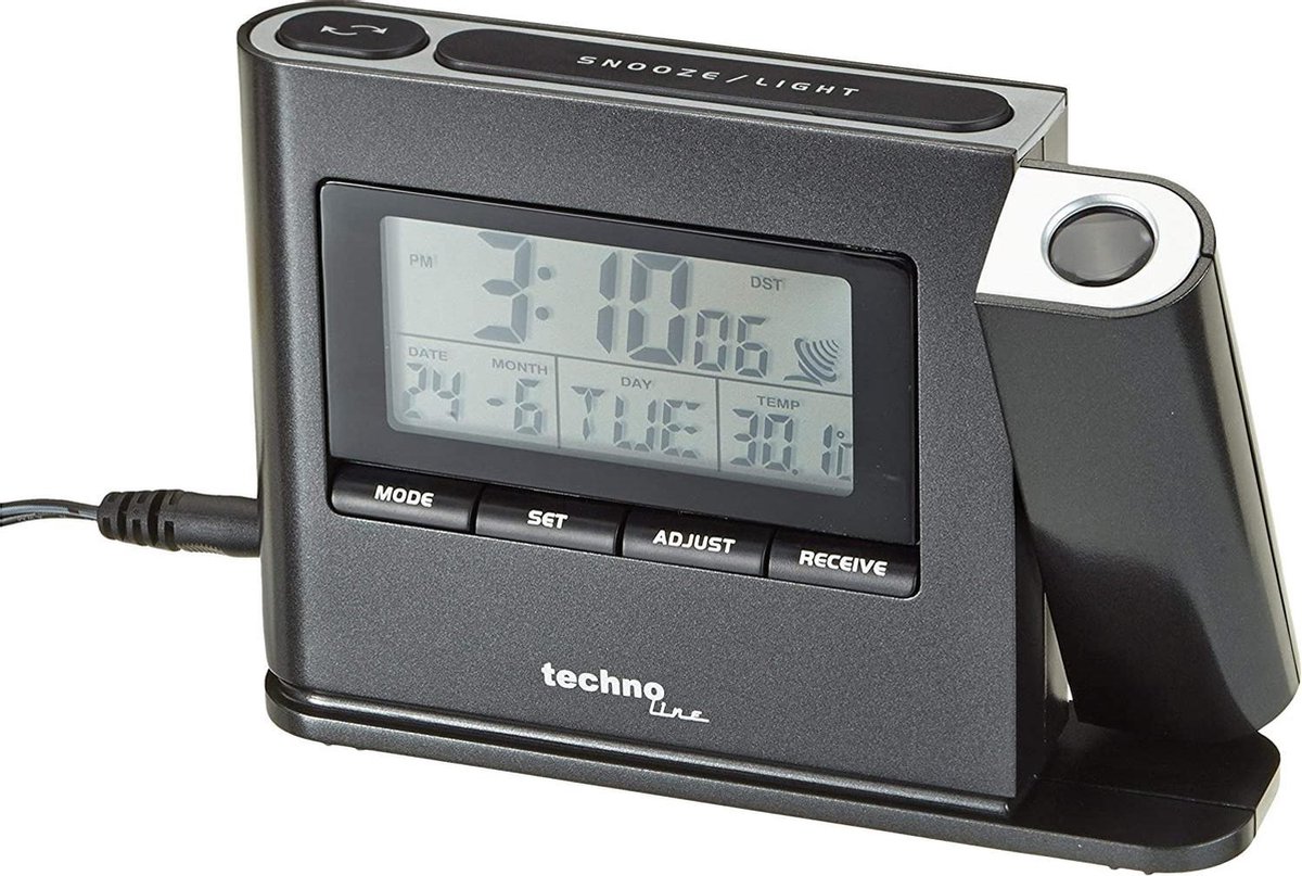 Oregon Scientific TW223 Atomic Projection Clock with Indoor Temperature