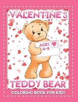 valentine's teddy bear coloring book for kids