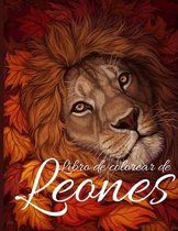 Libro de colorear de leones