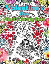 Valentine's Day Adult Coloring Book