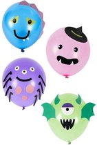 Smiffys Halloween Decoratie Monster Tableware - Party Balloons Multicolours