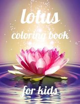 Lotus coloring book for kids